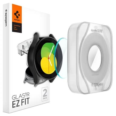 Spigen Samsung Galaxy Watch 4/5 44mm Näytönsuoja GLAS.tR EZ Fit 2-pakkaus