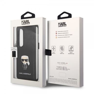 Karl Lagerfeld Samsung Galaxy Z Fold 4 Kuori Saffiano Iconic Karl Musta