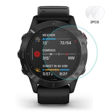 Suojalasi Garmin Fenix 6X / 6X Pro Solar 2 kpl