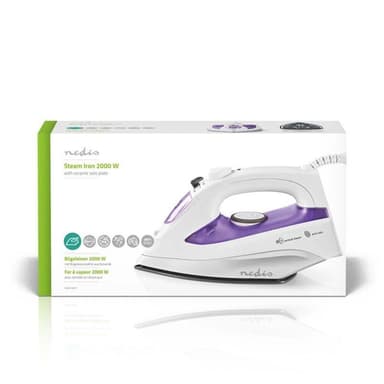 Höyrysilitysrauta | 2 000 W | Höyrysuihku | Keraaminen pohja | Violetti