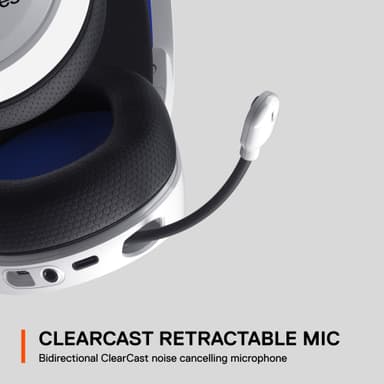SteelSeries Arctis 7P Plus Wireless pelikuulokkeet (valkoinen)
