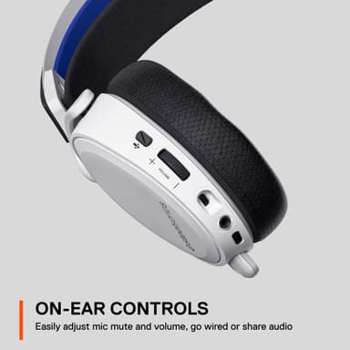 SteelSeries Arctis 7P Plus Wireless pelikuulokkeet (valkoinen)