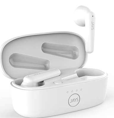 Jays t-Six täysin langattomat in-ear kuulokkeet (valkoinen)