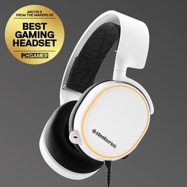 SteelSeries Arctis 5 2019 Edition pelikuulokkeet (valkoinen)