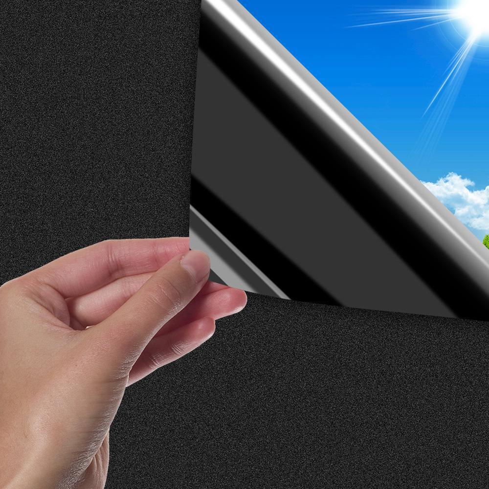 Ikkunakalvo pimennys/yksityisyyden suoja PVC Musta 200x30 cm