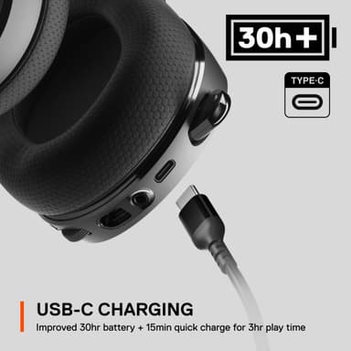SteelSeries Arctis 7 Plus Wireless pelikuulokkeet (musta)