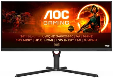 AOC U34G3XM/EU 34" pelinäyttö