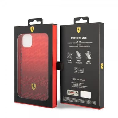Ferrari iPhone 14 Plus Kuori Gradient Scuderia Punainen