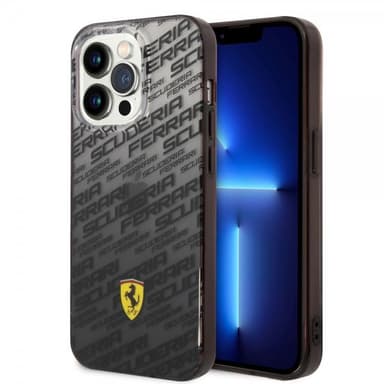 Ferrari iPhone 14 Pro Max Kuori Gradient Scuderia Musta