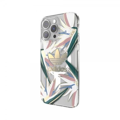 Adidas iPhone 14 Pro Max Kuori Trefoil Clear Case MagSafe Gold