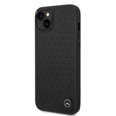 Mercedes Benz iPhone 14 Kuori Star Pattern Musta