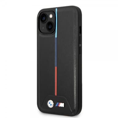 BMW iPhone 14 Plus Kuori Tikattu Musta