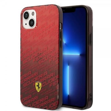Ferrari iPhone 14 Plus Kuori Gradient Scuderia Punainen