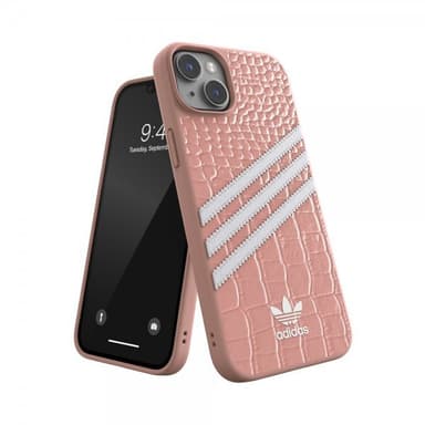 Adidas iPhone 14 Plus Kuori 3 Stripes Snap Case Alligator Pink