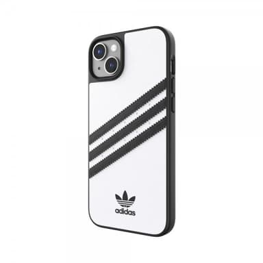 Adidas iPhone 14 Plus Kuori 3 Stripes Snap Case Valkoinen Musta
