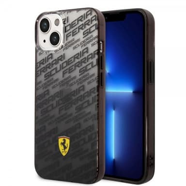 Ferrari iPhone 14 Kuori Gradient Scuderia Musta