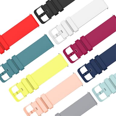 SKALO Silikoniranneke Garmin Venu 2 Plus - Keltainen