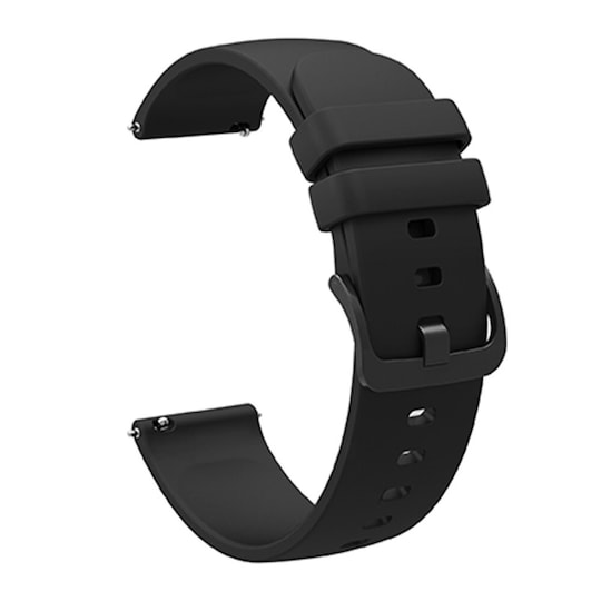 SKALO Silikoniranneke Huawei Watch 3/3 Pro - Musta