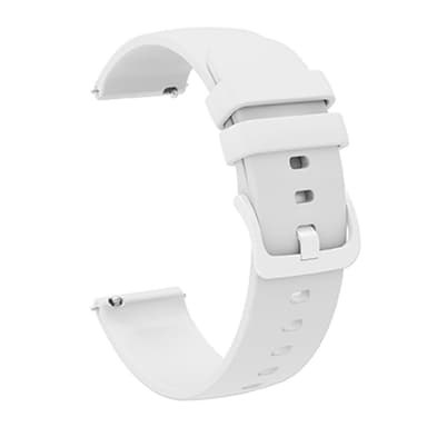 SKALO Silikoniranneke Samsung Watch 4 Classic 46mm - Valkoinen