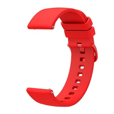 SKALO Silikoniranneke Samsung Watch 3 41mm - Punainen