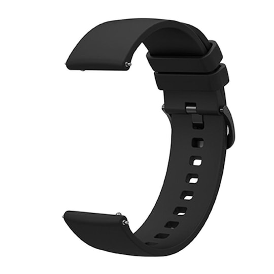 SKALO Silikoniranneke Samsung Watch 4 44mm - Musta