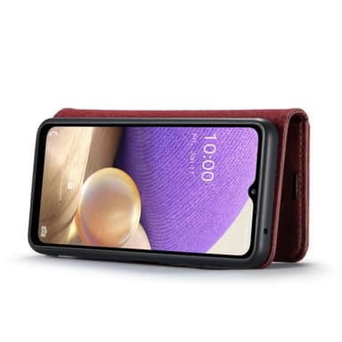 DG MING Samsung A33 5G 2-in-1 magneetti lompakkokotelo - Punainen