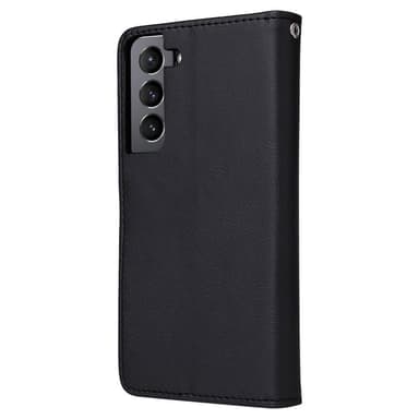 SKALO Samsung S22 Magneettinen kuori/lompakko ""2 in 1"" - - Musta