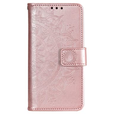 SKALO Samsung S22+ Mandala lompakkokotelo - Ruusukulta - Ruusukulta