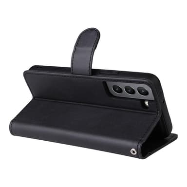 SKALO Samsung S22 Magneettinen kuori/lompakko ""2 in 1"" - - Musta