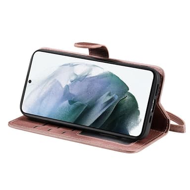 SKALO Samsung S22 Magneettinen kuori/lompakko ""2 in 1"" - - Ruusukulta