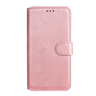 SKALO Moto G51 Classic Lompakkokotelo - Ruusukulta