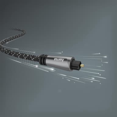 Hama optinen kaapeli Toslink (metalli/3m)