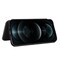 SKALO iPhone 13 Pro Max Carbon Fiber Lompakkokotelo - Musta