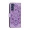 SKALO Samsung S21 FE Mandala lompakkokotelo - Violetti