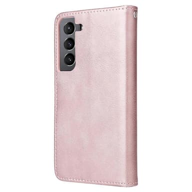 SKALO Samsung S22 Magneettinen kuori/lompakko ""2 in 1"" - - Ruusukulta