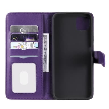 SKALO Samsung A22 5G 10-lokeroa Lompakkokotelo - Violetti