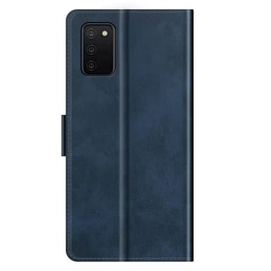 SKALO Samsung A02s / A03s Premium Wallet Lompakkokotelo - Sininen