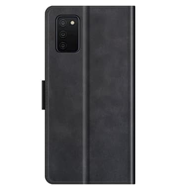 SKALO Samsung A02s / A03s Premium Wallet Lompakkokotelo - Musta