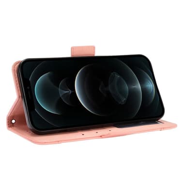 SKALO iPhone 13 Pro 6-lokeroa Lompakkokotelo - Pinkki