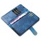 DG MING Samsung A22 5G 2-in-1 magneetti lompakkokotelo - Sininen