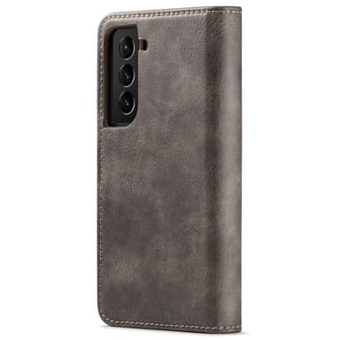 DG MING Samsung S22 2-in-1 magneetti lompakkokotelo - Harmaa