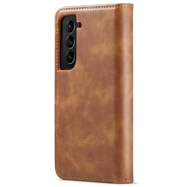 DG MING Samsung S22 2-in-1 magneetti lompakkokotelo - Ruskea