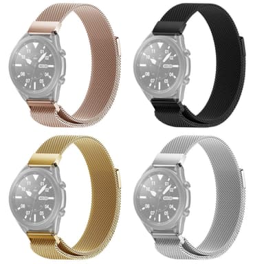 SKALO Milanese Loop to Samsung Watch 3 41mm - Kulta