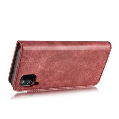 DG MING Samsung A22 4G 2-in-1 magneetti lompakkokotelo - Punainen