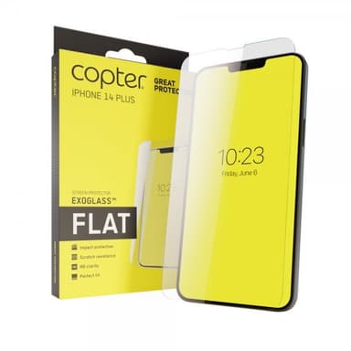 Copter iPhone 14 Plus Näytönsuoja Exoglass Flat