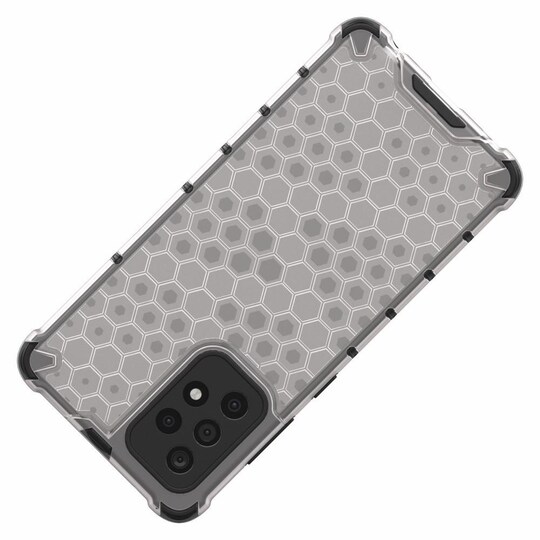 SKALO Samsung A52/A52s Iskunkestävä Honeycomb TPU suojakuori - Läpinäkyvä