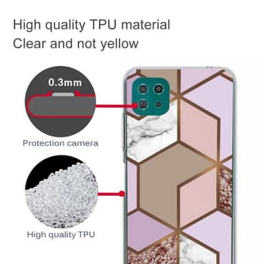 SKALO Samsung A22 5G Marmori TPU kuori - #3