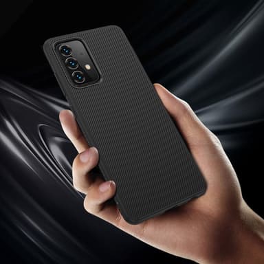 SKALO Samsung A52/A52s Twill TPU kuori - - Musta