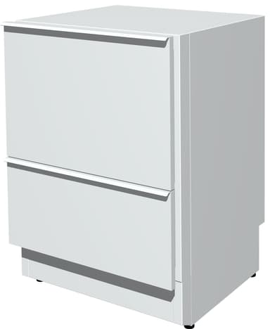 Festivo jääkaappipakastin vetolaatikossa 600 CF CITYCOLD valkoinen