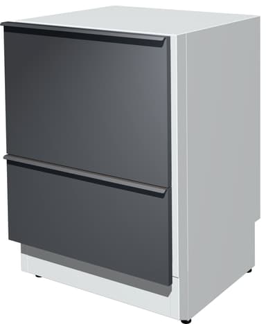 Festivo jääkaappipakastin vetolaatikossa 600 CF CITYCOLD teräs
